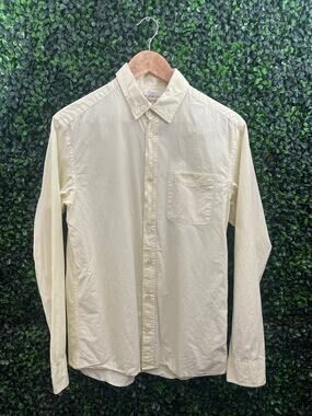 H&M L.O.G.G. Long Sleeve Yellow Blouse Women’s Size S